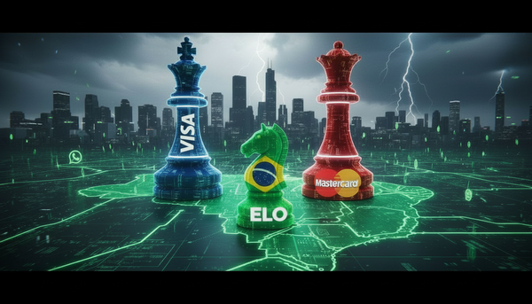 Bandeiras de Cartão disputam num jogo de estratégia